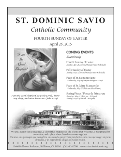 April 26, 2015 - St. Dominic Savio Church
