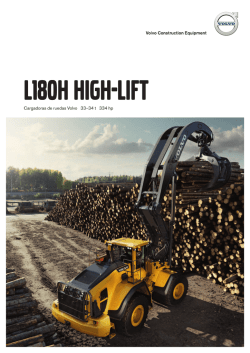 L180H High-Lift - Volvo Construction Equipment