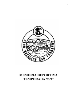 Memoria Deportiva Temporada 1996-1997
