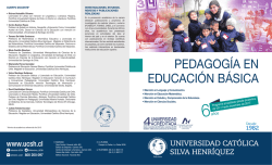 Descargar folleto2 Mb - Universidad Católica Silva Henríquez