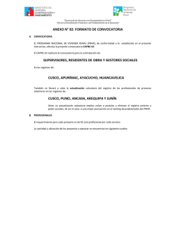 anexo n° 02: formato de convocatoria supervisores, residentes de