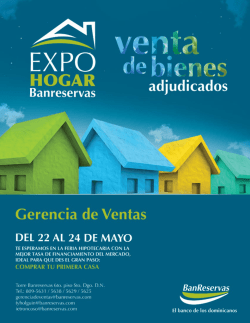 Bienes Adjudicados - ExpoHogar 2015