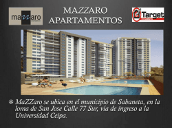 presentación mazzaro - Target Inmobiliario