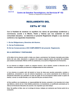 Descargar  - Página Oficial del CETiS No. 152