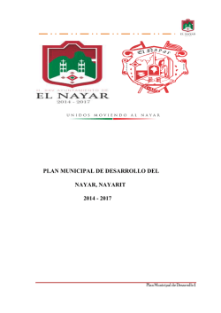 Plan de Desarrollo Municipal El Nayar 2015