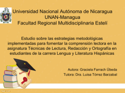 Metodología - (FAREM) Estelí - Universidad Nacional Autónoma de