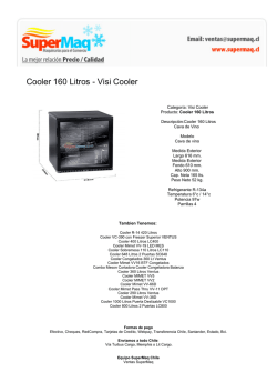 Cooler 160 Litros - Visi Cooler - Equipos Gastronomicos Supermaq