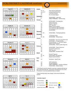 2016-17 Calendar - Platte County R