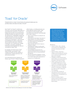 Toad™ for Oracle®