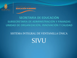 SIVU - App Secretaría de Educación Guerrero