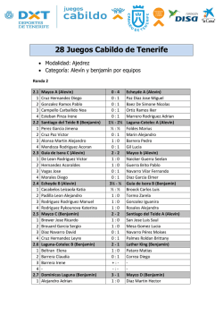 28 Juegos Cabildo de Tenerife