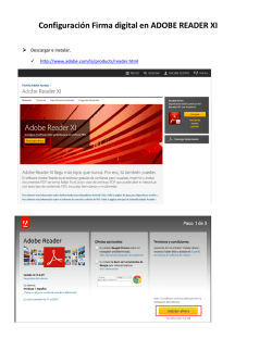 Guia de Firma Digital para Adobe Reader XI