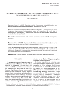 Articulo en PDF - Instituto de Botánica del Nordeste