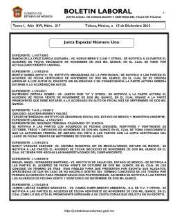 Bol15diciembre15 - Junta Local de Conciliación y Arbitraje del Valle