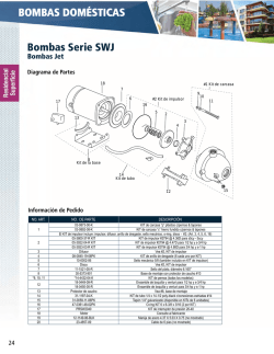 Catálogo de Partes Serie SWJ