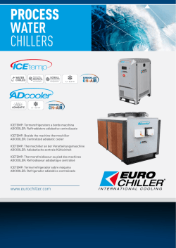 PROCESS WATER CHILLERS