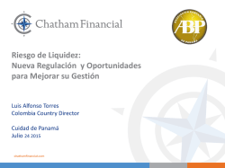 Riesgo de Liquidez - Asociación Bancaria de Panamá