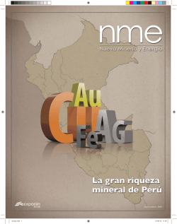 Septiembre - Revista Nueva Minería y Energía