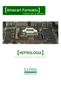 Nefrología - Hospital Clínic