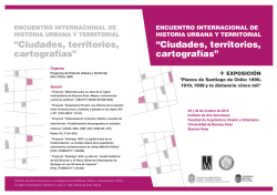 Ciudades, territorios, cartografías - Instituto de Estudios Urbanos y