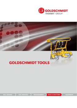 GOLDSCHMIDT TOOLS - Goldschmidt Thermit Group