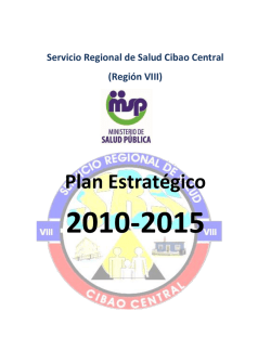 Plan Estratégico - Servicio Regional de Salud Cibao Central