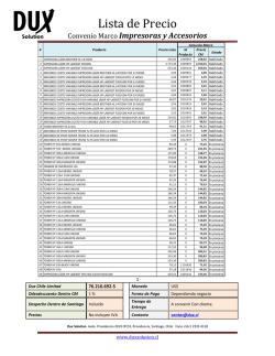 Lista de Precio Impresoras y Suministros