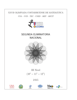 Enunciado - Olimpiadas Costarricenses de Matemática OLCOMA