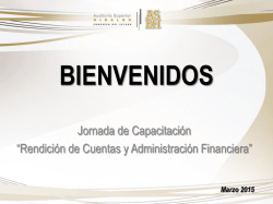 presentación e - Auditoría Superior del Estado de Hidalgo