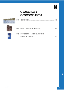 Geotextiles y geocompuestos