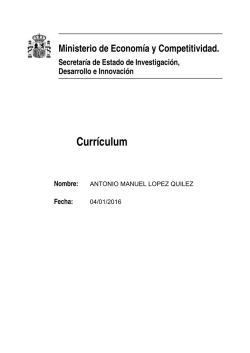 Currículum vitae 17 feb 2015