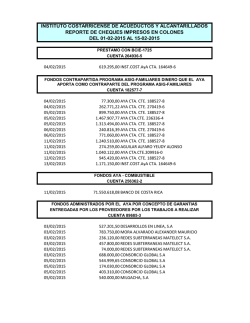 CKS FEBRERO 2015 - Instituto Costarricense de Acueductos y