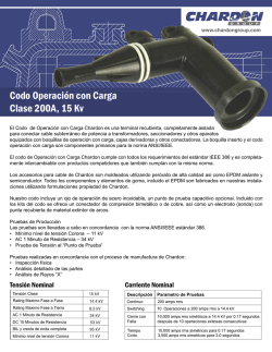 Codo Operación con Carga Clase 200A, 15 Kv