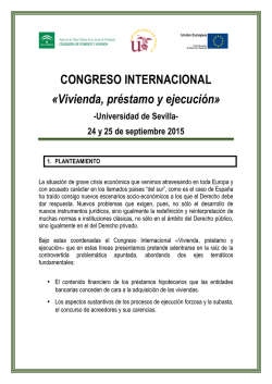 PROGRAMA Congreso Internacional - Agencia de Obra Pública de