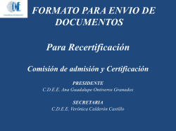 Diapositiva 1 - Consejo Mexicano de Endodoncia