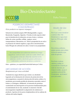 Bio-Desinfectante - ECOO Soluciones Biotecnológicas