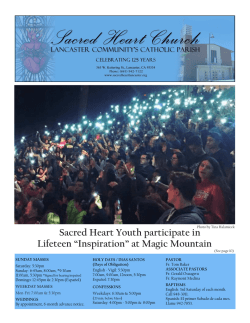 November 15, 2015 - Sacred Heart Church