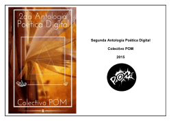 Segunda Antología Poética Digital Colectivo POM 2015