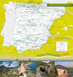 Spanish Vías Verdes Map