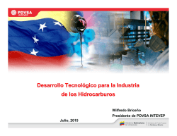 Desarrollo Tecnológico para la Industria de los Hidrocarburos