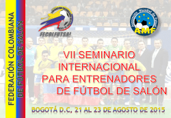 jaime cuervo lozada - Federación Colombiana de Futbol de Salón