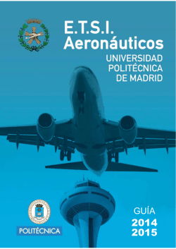 Guía ETSI Aeronáuticos 2014/2015 (Ordenación Académica)