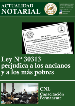 Bolet  n Institucional Actualidad Notarial Nro. 18