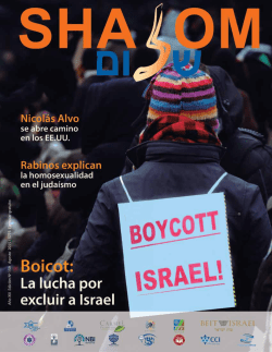 Agosto - Revista Shalom