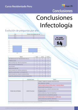 Conclusiones Infectología