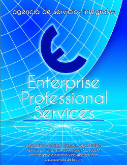 Nuestro currículum - Enterprise Professional Services