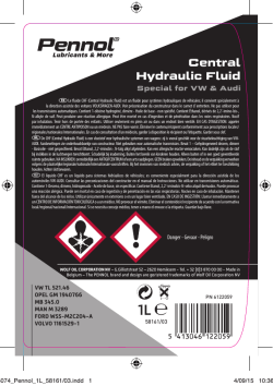 Central Hydraulic Fluid