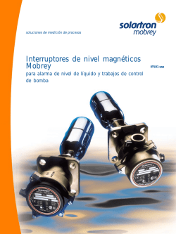 Interruptores de nivel magnéticos Mobrey