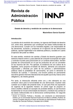 Revista de Administración Pública - Instituto de Investigaciones