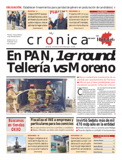 miercoles 10 de febrero - La Crónica de Hoy en Hidalgo